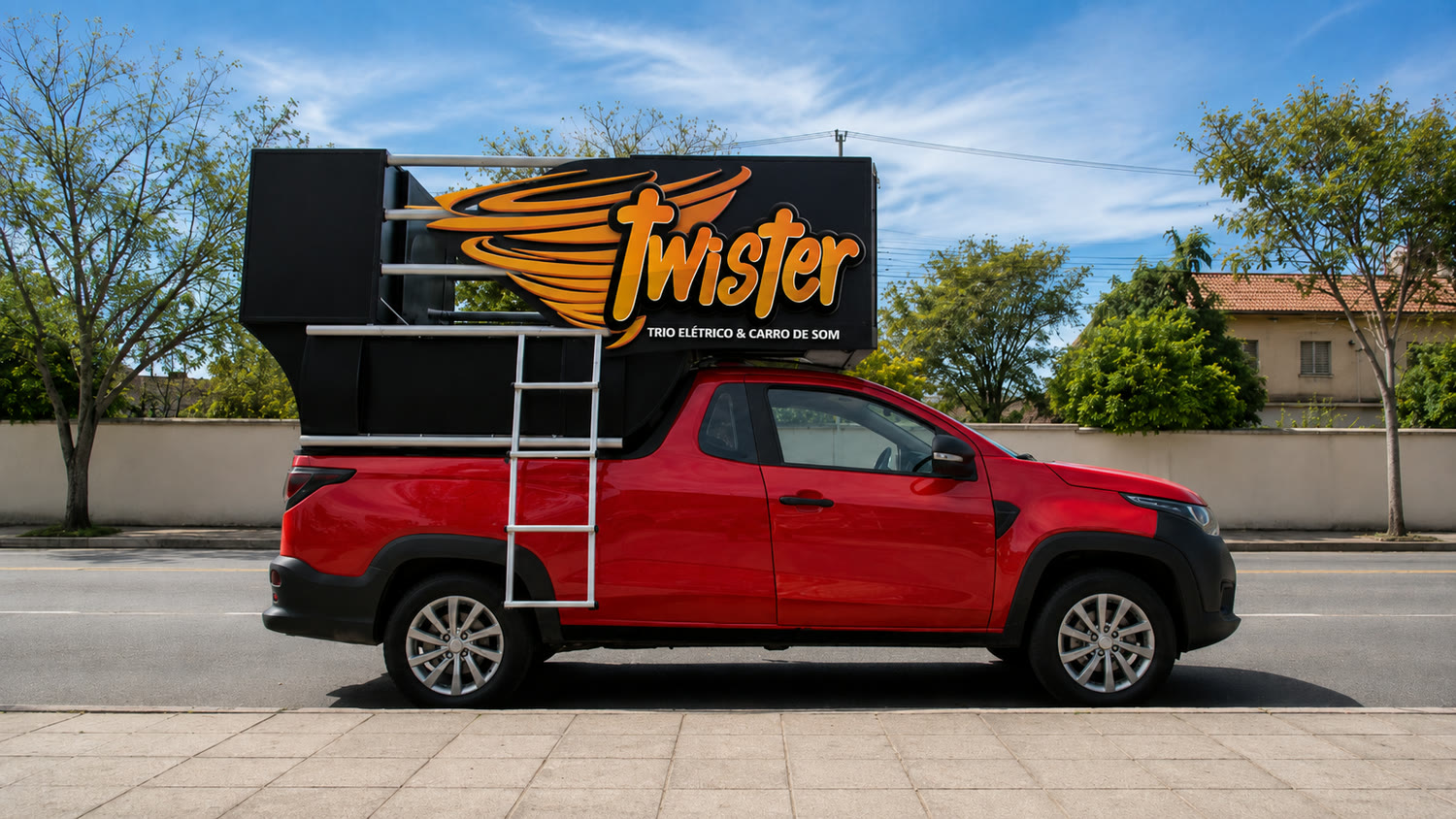 Mini Trio Elétrico Strada / Saveiro - Trio Elétrico Twister